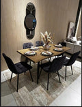 WARDEN 6 SEATER SINTERED STONE TOP DINING SET