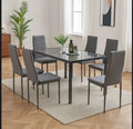 THE HIGH GLOSS SET RECTANGULAR GRAY
