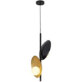 Modern Iron & Glass Pendant