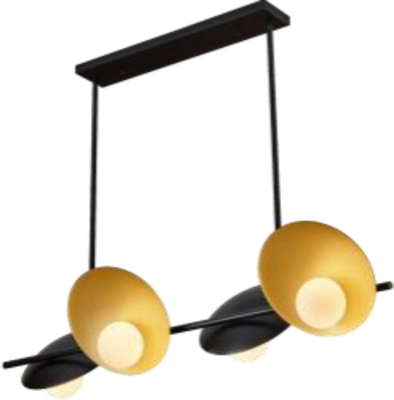 Modern 4 light dining chandelier