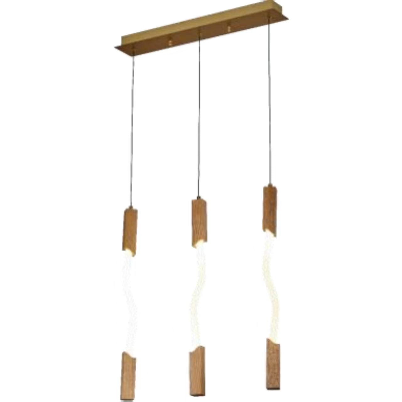 Modern Linear LED Pendant Light Fixture