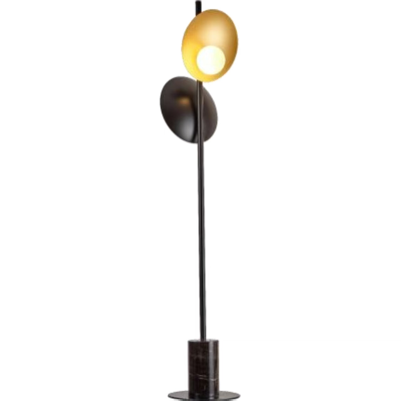 Nordic style round metal floor lamp