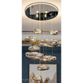 Water droplet-shaped chandelier