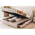 GIZOON QUEEN LIFT UP STORAGE BED