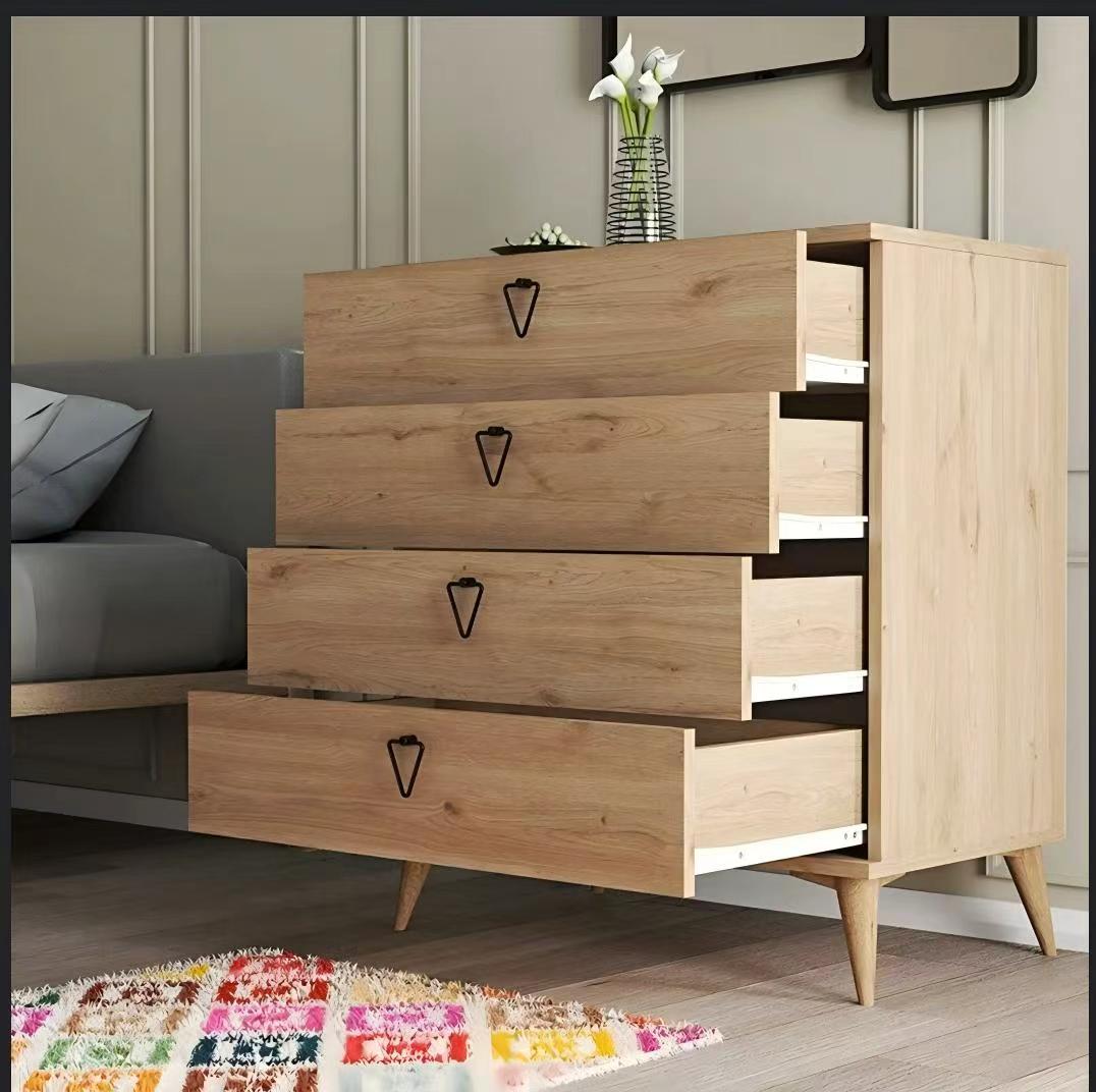 MODERN 4 DRAWER MID CENTURY WARDROBE