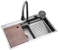 MODERN STAINLESS STEEL KITCHEN SINK SC-6045Q