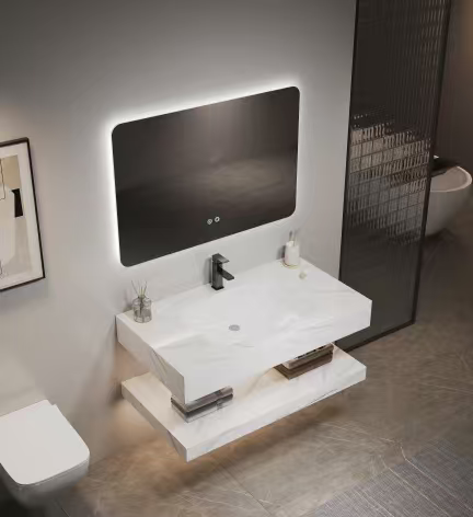 BATHROOM VANITY UNIT WITH A WASH BASIN GZ9001B-80