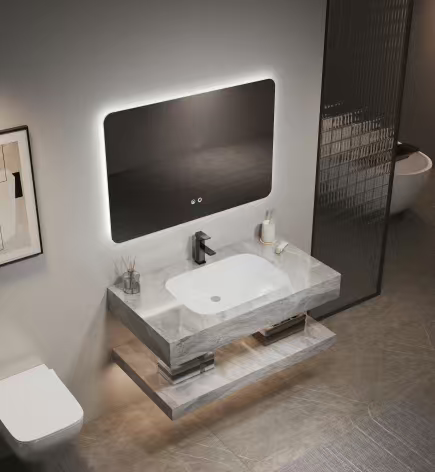BATHROOM VANITY UNIT WITH A WASH BASIN GZ9001Q-80