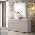 UPHOLSTERED WARDROBE WITH MIRROR
