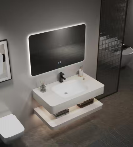 BATHROOM VANITY UNIT WITH WASH BASIN GZ9003B-80