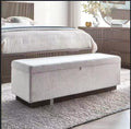 Modern Soft Bench Greyish - Upholstered Bench